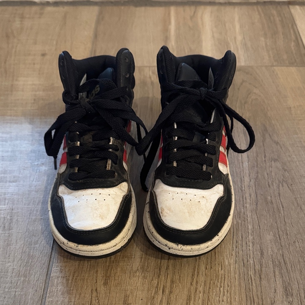Kids Adidas High Top Sneakers Size 12K